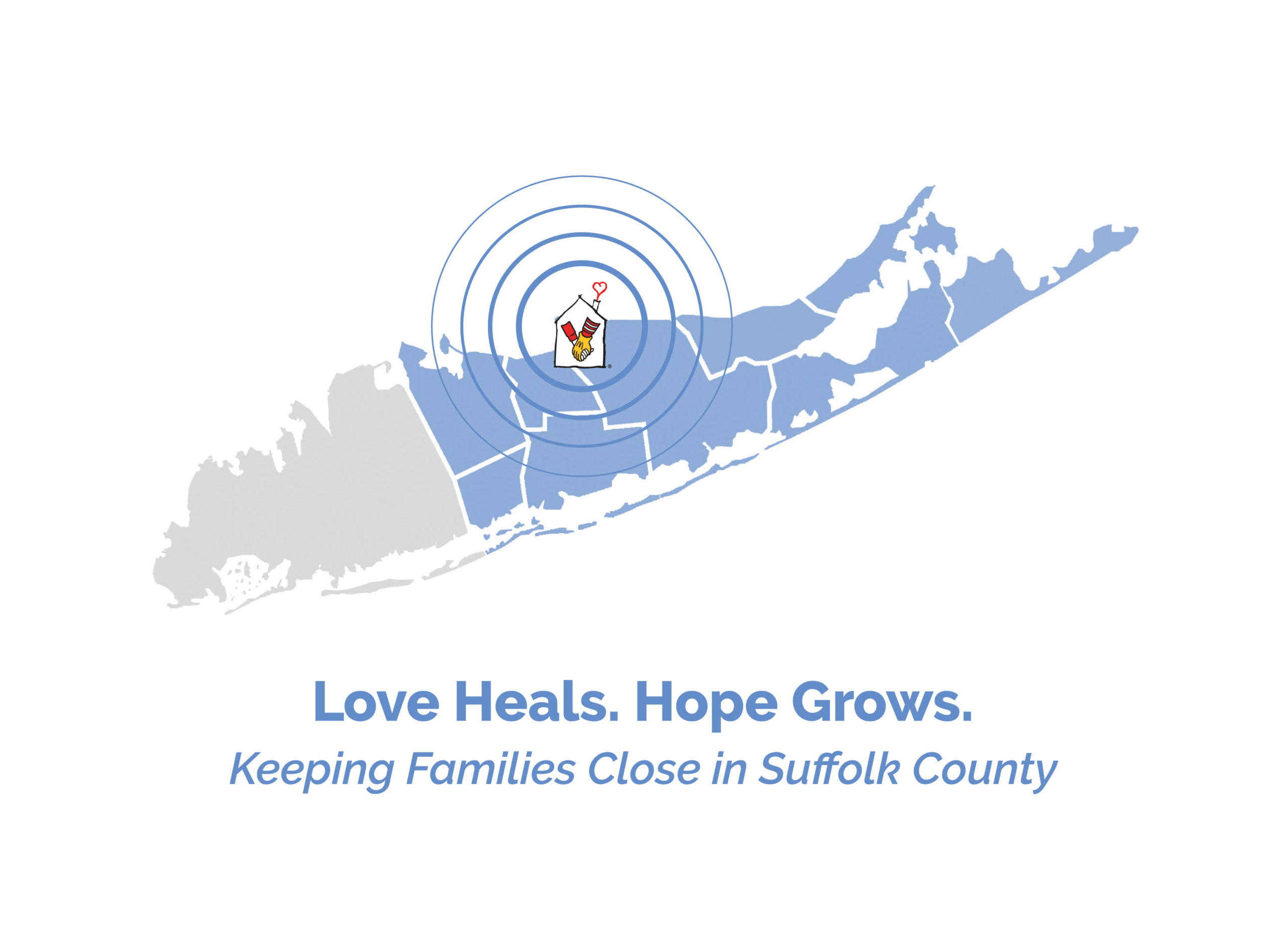 Love Heal, Hope Grows. Keeping Familes Close in Suffolk | Logo
